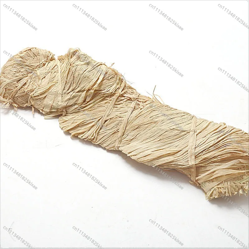 For Pure Natural Raffia Love Grass Flower Gift Box Packaging Material Rope Weaving Wrapping Gift Box Bow