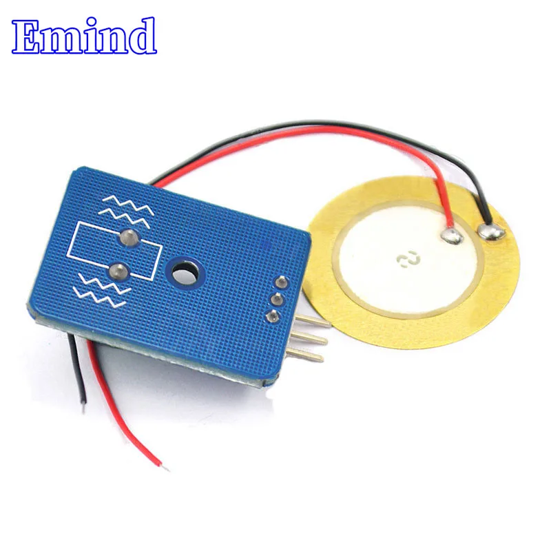 2/3Pcs Electronic Building Block Single-Chip Module Ceramic Vibration Sensor Analog Piezoelectric For Vibration-Related Products