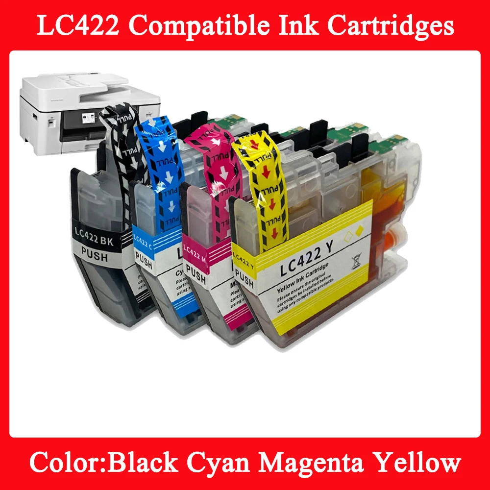 

LC422 422 Compatible Ink Cartridges lc422 For Brother MFC-J5340DW MFC-J6540DW MFC-J6940DW MFC-J5345DW MFC-J5740DW Printers