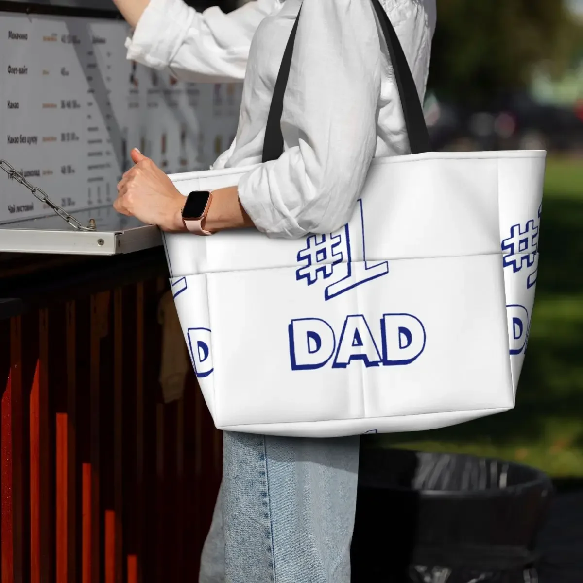 

Seinfeld #1 Dad Beach Tote Bag Sport Gym Yoga Duffle Large Tote Bag Women Travel Bag Fitness bag