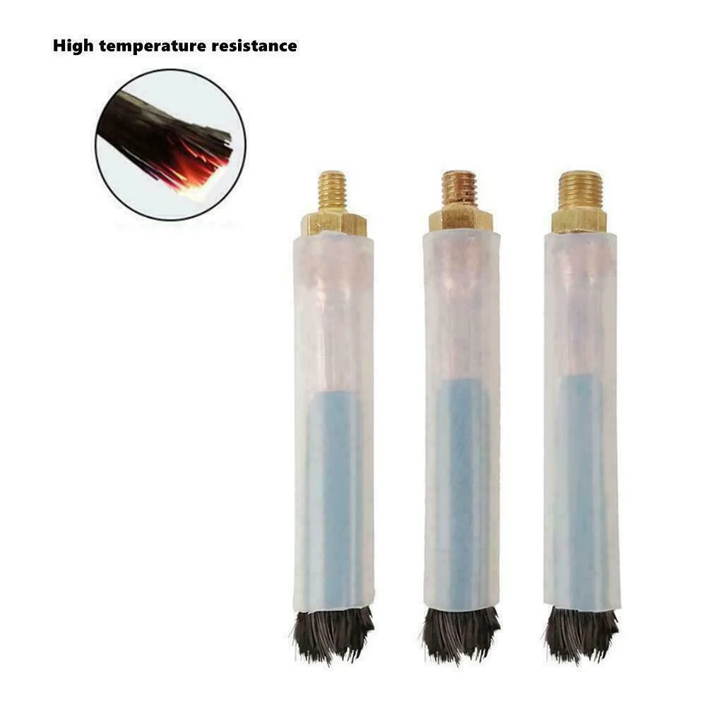 1pc Weld Cleaning Brush Carbon Brushes Acid Scrubbing Brushes Weld Bead Preparation Machine Head Pickling WIG M6/8/10      New