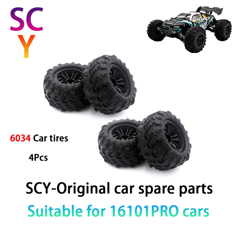 

SCY 16101PRO 1/16 RC Car Original Spare Parts 6034 tire 4pcs