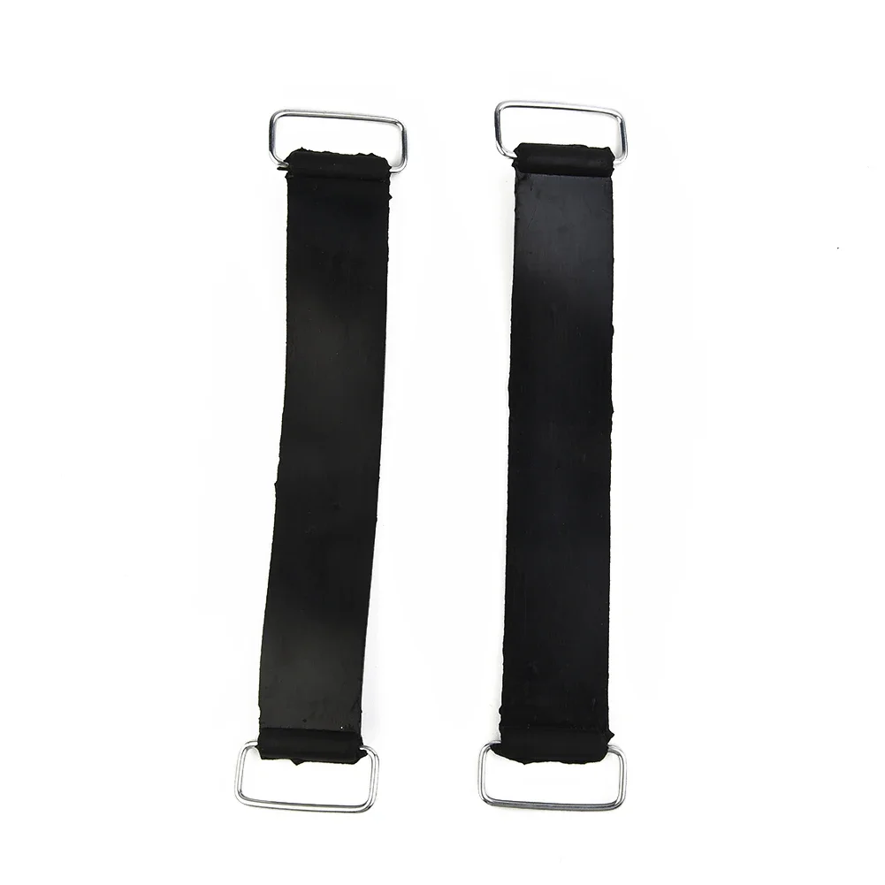 Motorcycle Battery Strap Holder Belt 2pcs For Suzuki Motorcycles Rubber Strap With Buckle Fits Battery Length 18-23cm