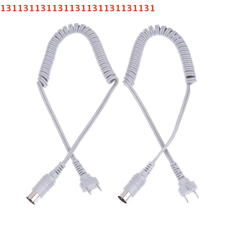 Fil à ressort solide Compatible avec 210 204 90 105L 102L 1.5M câble d'alimentation gris 3 broches 9mm pour perceuse à ongles poignée de manucure électrique