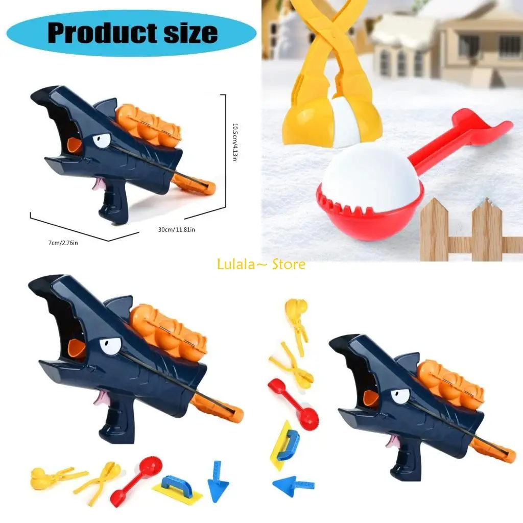 

Y4QA Snowballs Maker Mold with Snowballs Blasters Guns Launchers,Snowballs Maker Toy