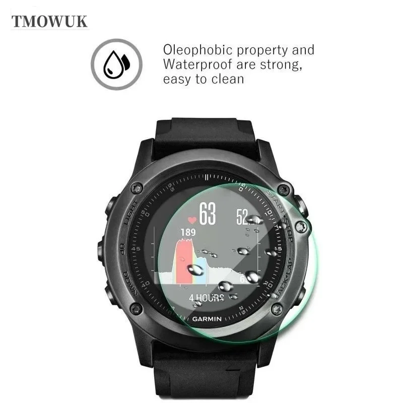 For Garmin Fenix 6 6S 6X Pro Silver Screen Protector Soft TPU Hydrogel Film HD Clear Anti-scratch Watch Protective TMOWUK