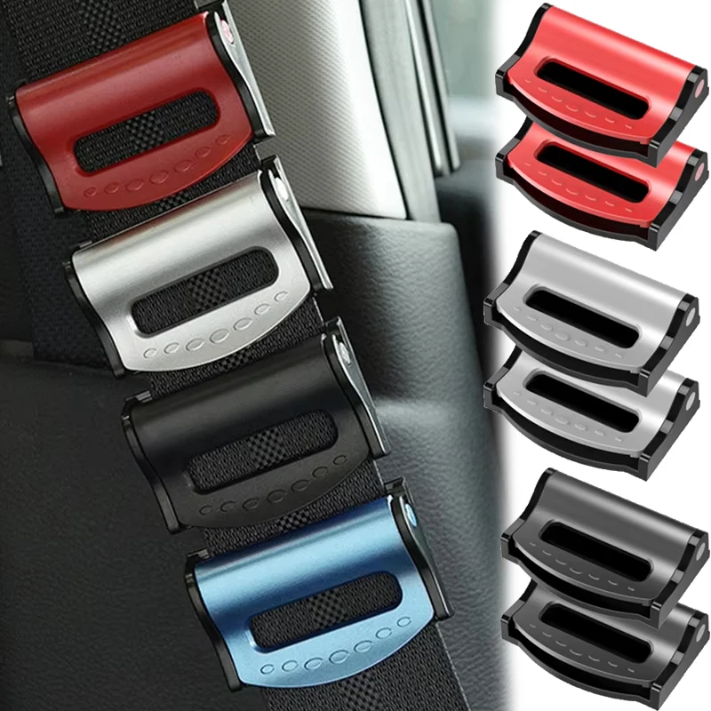 

Car Safety Belt Clip Adjustable Anti-Slip Seat Belt Buckle Clamp Fixing Clip Seatbelt Stopper Adjuster Auto Interior Accessories
