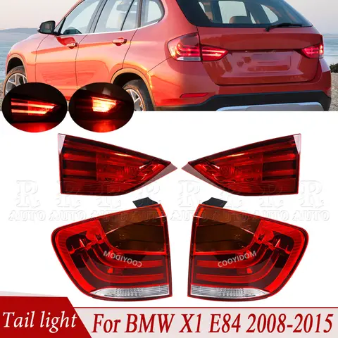 BMW X1 E84 2008-2015용 자동차 테일 라이트 어셈블리 방향 지시등 브레이크 램프 후진등 테일램프 63212990110 63212990109 BMW X1 E84 2008-2015용 자동차 테일 라이트 어셈블리 방향 지시등 브레이크 램프 후진등 테일램프 63212990110 63212990109