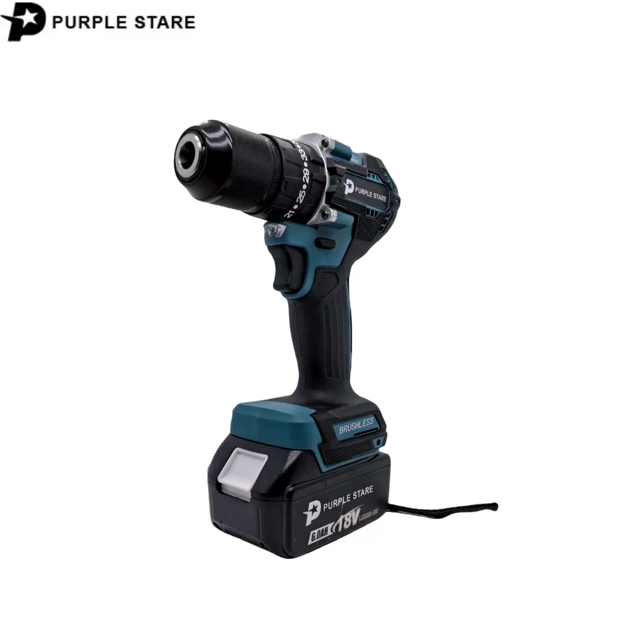 

Purple DHP487 18V Li-Ion LXT Brushless Driver electric power drill 13mm rechargeable brushless Suitable for Makita 18V battery