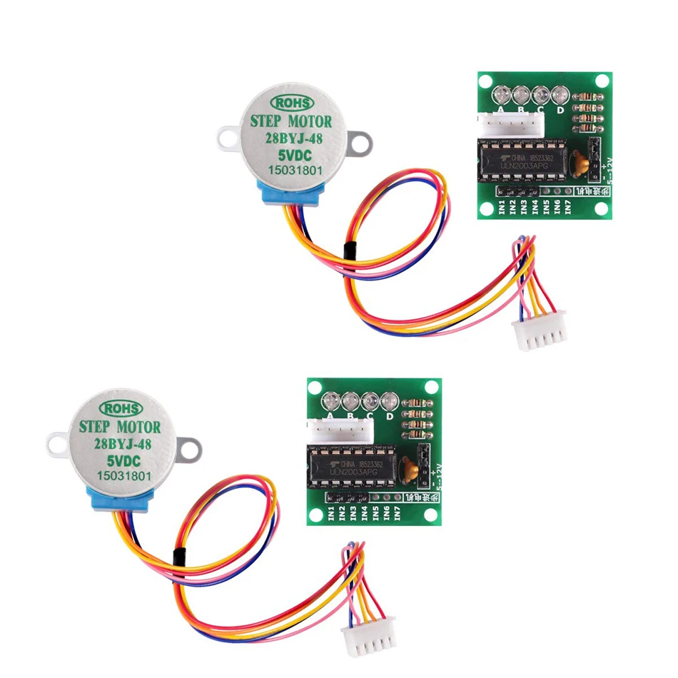 28BYJ-48 ULN2003 5V Stepper Motor + ULN2003 Driver Board for Arduino