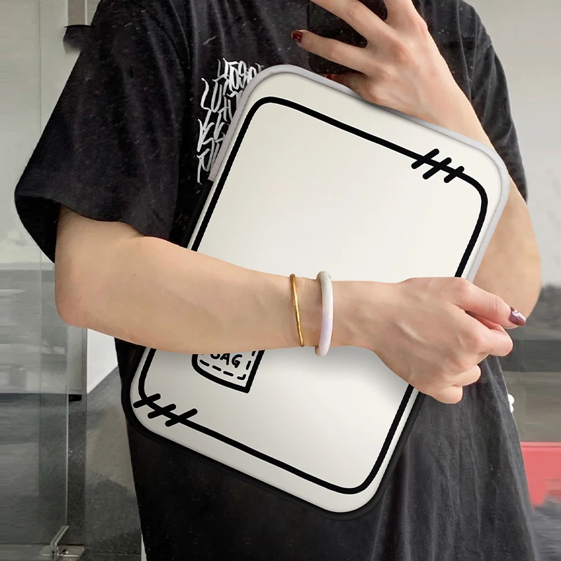 Simplified Line Computer Inner Bag 14 inch Female Suitable for Lenovo Laptop Storage Bag