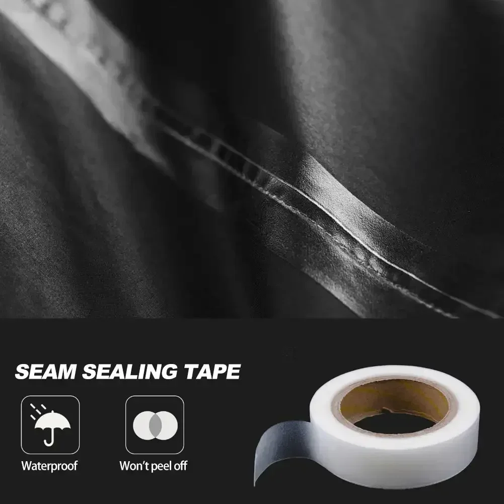 

20m/roll Seam Sealing Tape Hot Melt Waterproof PU Coated Fabric Repair Tape Raincoat Camping Tent Repair Accessories