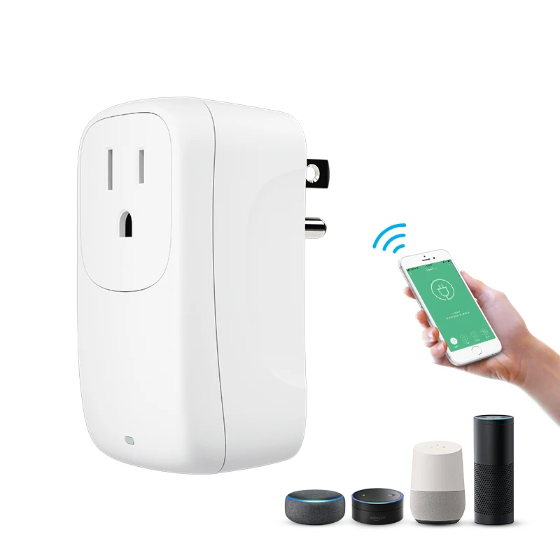 BroadLink SP4L US  wi-fi remote control smart plug wifi socket us smart sockets wifi Works with Alexa and Google