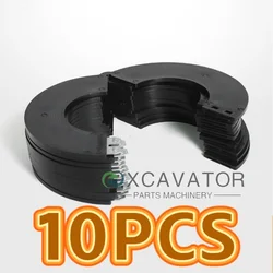 10PCS Excavator Gasket-free Bucket Shaft for HITACHI KOBELCO SANY KOMTSU KATO SUNWAORD DOOSAN Shantui XCMG Kubota SDLG Yuchai