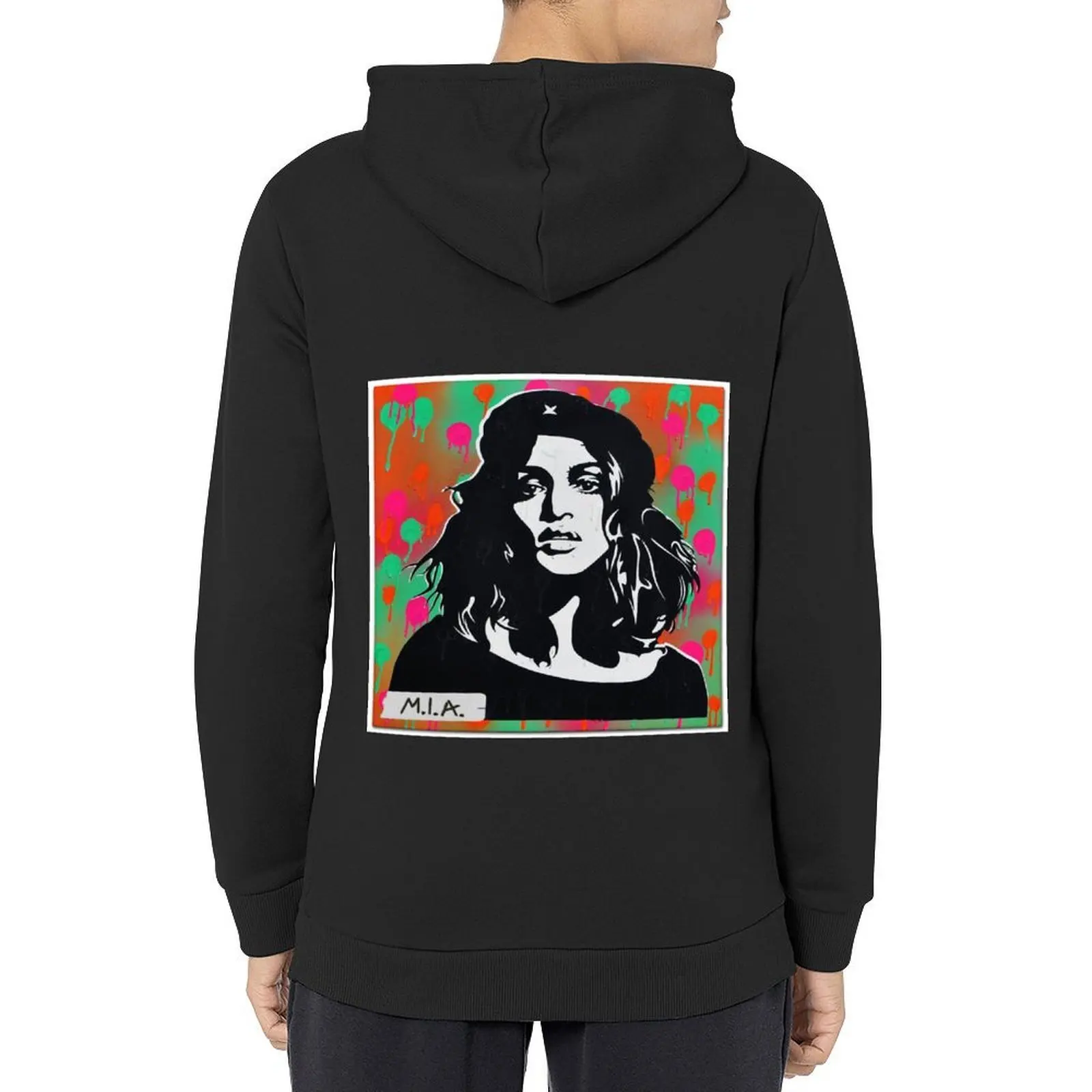 M.I.A. ملابس رجالي بغطاء للرأس من Matangi، ملابس خريفية، ملابس خريفية للرجال، ملابس أنيمي، سترة بقلنسوة للرجال