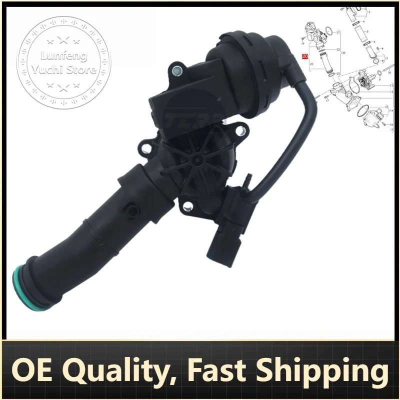 

P/N:079121678K - Coolant Thermostat for Audi A8L (4H8 4HL), S6 (4GC), S7 (4GF), S8 (4H2 4HC)