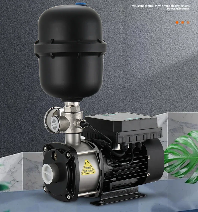 High performance stainless steel permanent magnet variable speed centrifugal booster pump