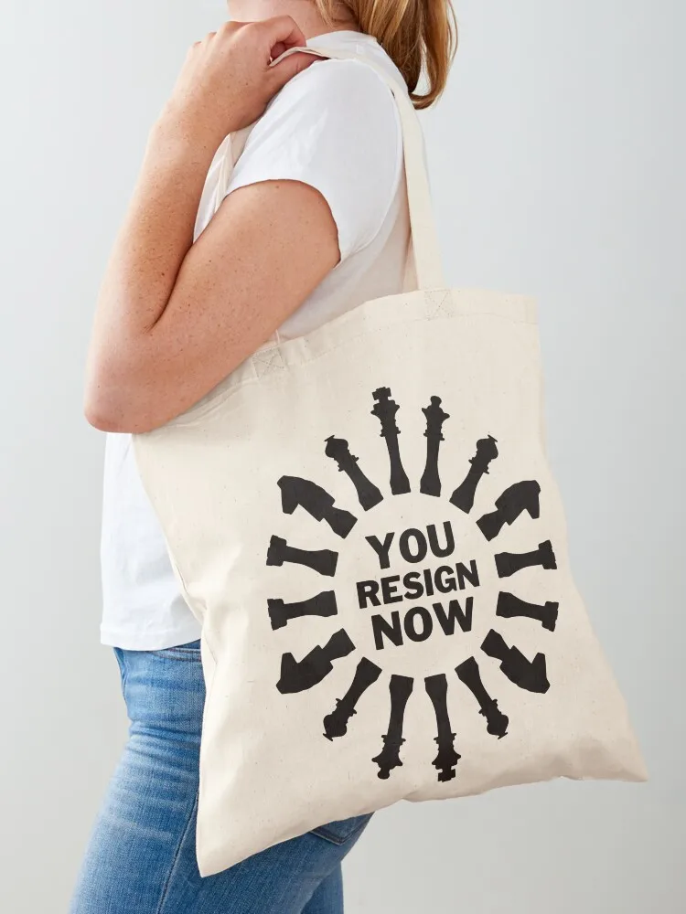 

The Queen's - You Resign Now Tote Bag hand bag cute tote bag reusable shopping bags Candy bags