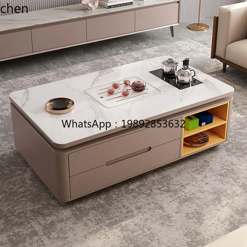 

X-25 slab modern simple Internet celebrity Kung Fu tea table tea table and chair combination office home tea table integration