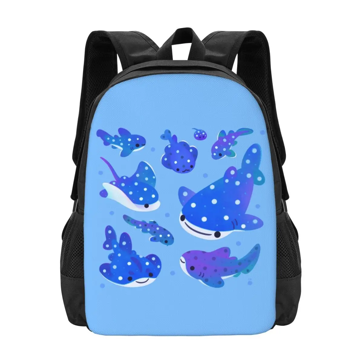 

Polka Dot Shark Backpack Hot Sale Daypack Large Capacity Kids BookBag School Bag Shoulder Bags for Men Women