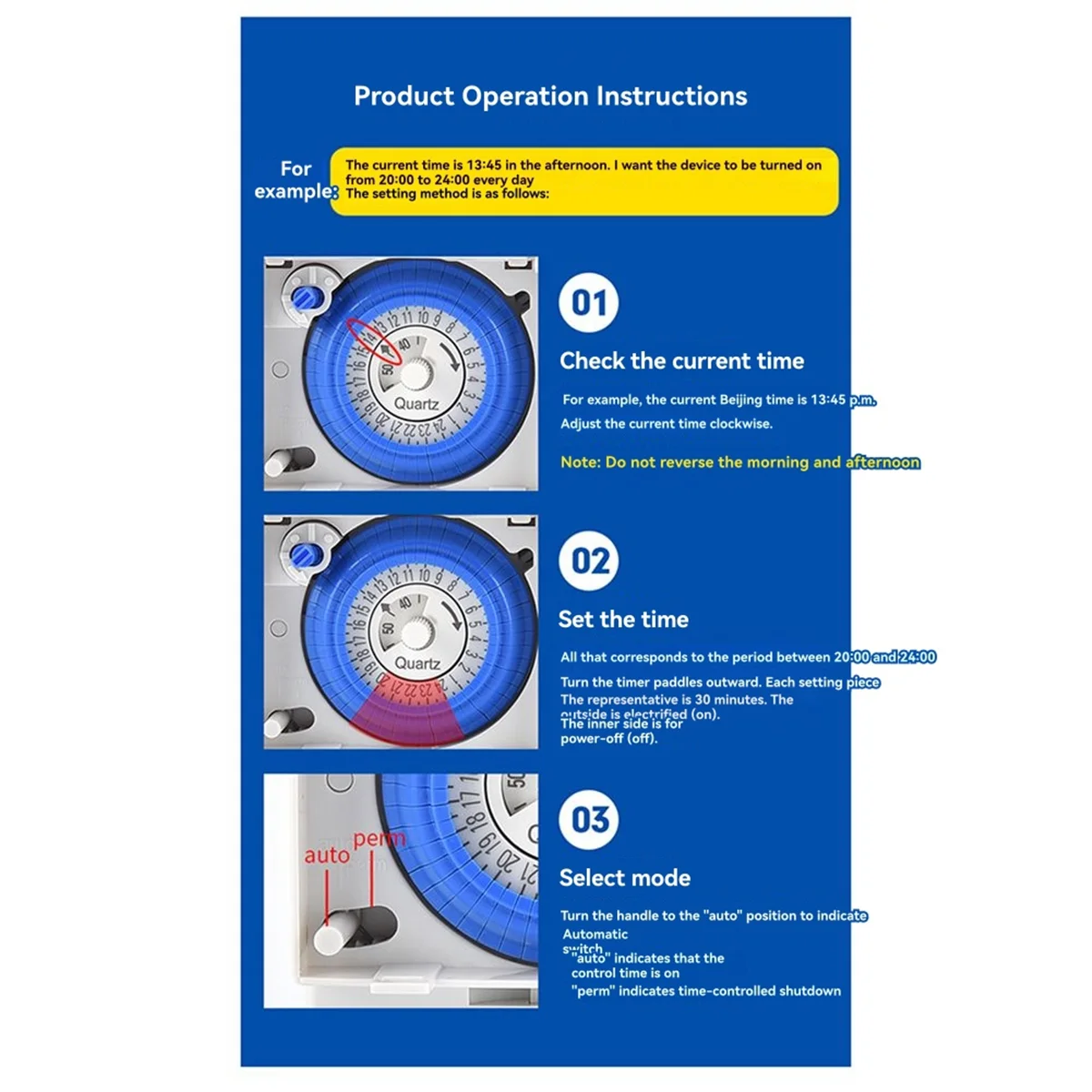 【2025-الإلكترونيات】SUL181h Din Rail التناظرية الميكانيكية الموقت التبديل 30 دقيقة للبرمجة AC110V-230V 24 ساعة الموقت التبديل