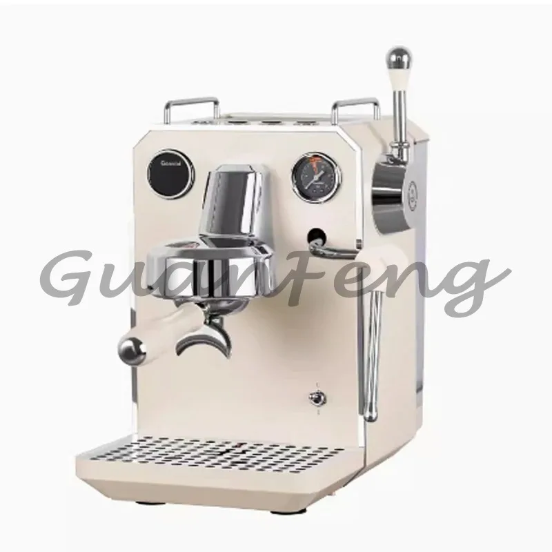 Coffee making 20Bar semi-automatic coffee machine with built-in coffee grinder with milk cream, beverage preparation equipment