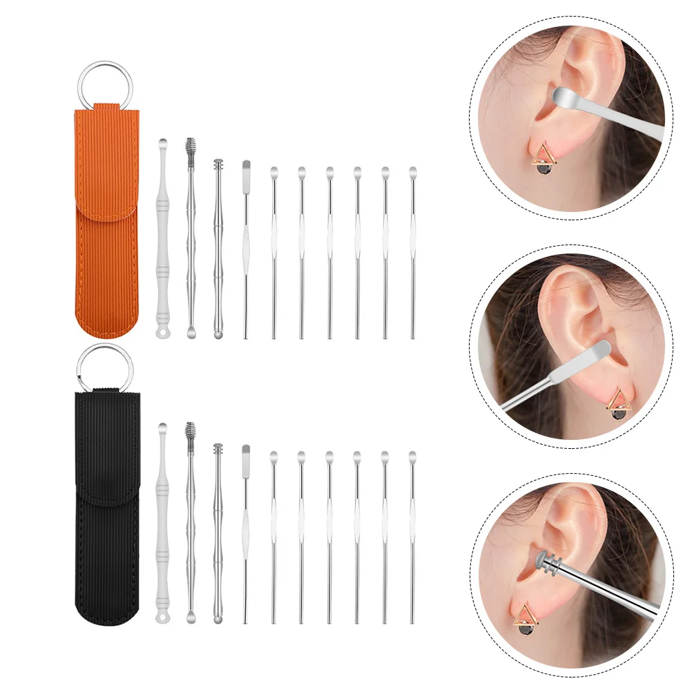 Ear Pick Suit Cleaning Spoon Wax Remover Cleaner Tools for Portable Curette Picks Home Earwax Picker