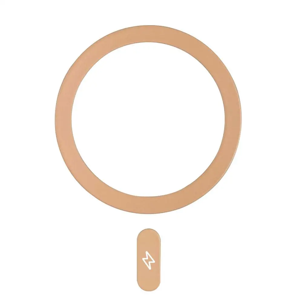 Металлический магнитный магнит для MagSafe для iPhone 15, 14, 13, Pro Max, магнитная наклейка для беспроводной зарядки, автомобильный держатель, магнитный R4F5