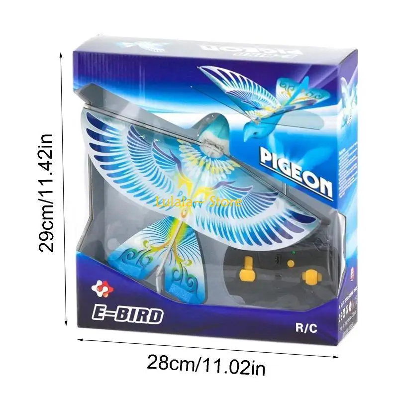 Y4QA 2.4G النسر الكهربائي التحكم عن بعد بيونيك الطيور تحلق الجناح ترفرف محاكاة لعبة طيور هدية للأطفال الأطفال #6
