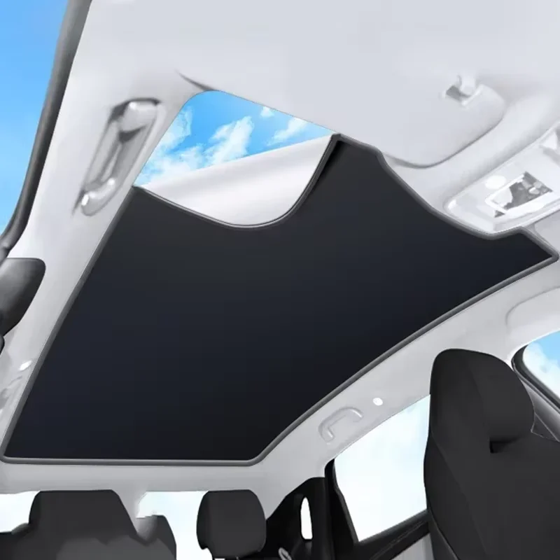For ZEEKR 009 2023 2024 2025 Heat Insulation Skylight Sticker Accessories Car Electrostatic Adsorption Sunroof Sunshade Cover