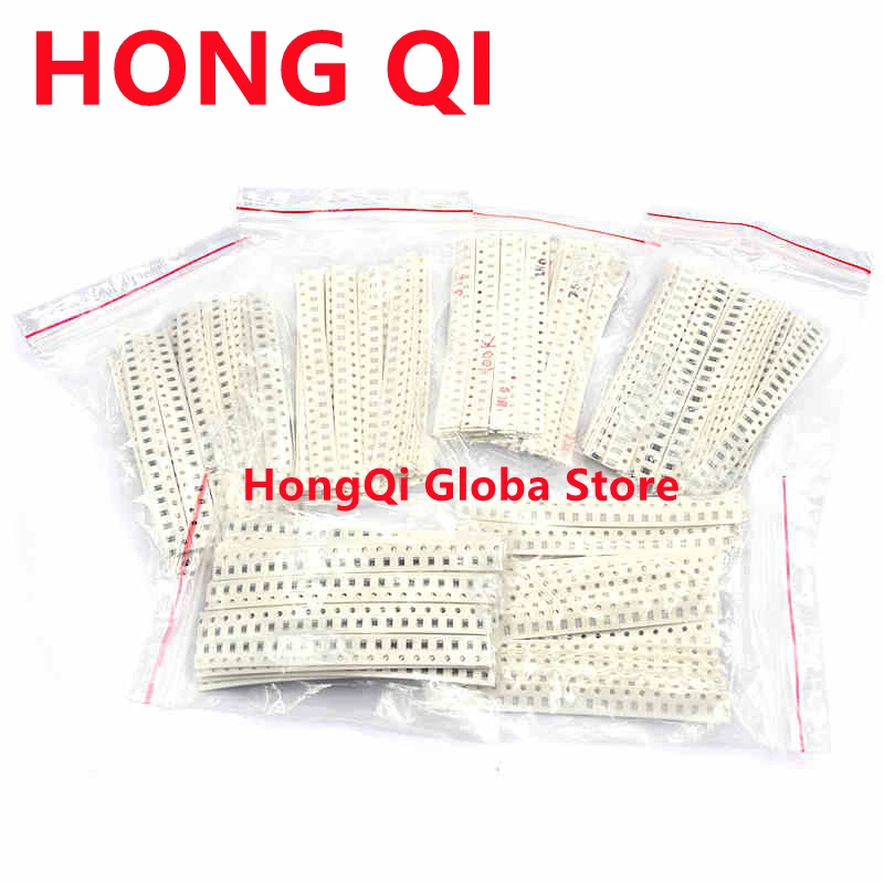 4250PCS 0603 SMD Resistor Kit Assorted Kit 0R,1ohm-10M ohm 1% 170valuesX 25PCS=4250PCS Sample Kit