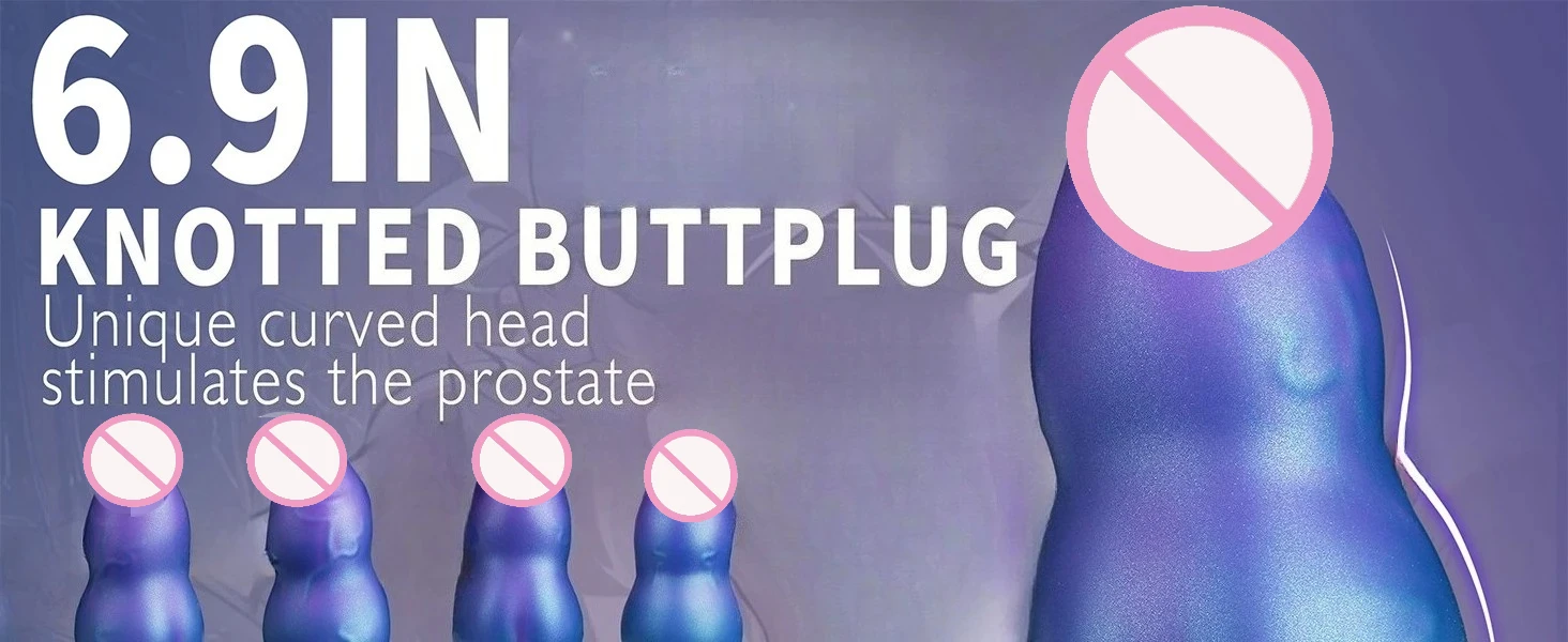 Silicone Large Butt Plug Anal Toy For Comfortable Wearable Play_voghion.com