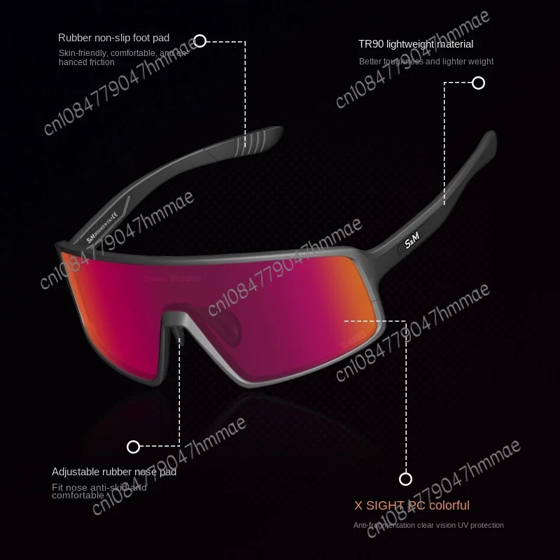 Glasses for Riding Men's Photochromic Professional against Wind and Sand Sports Sunglasses Mountain Highway Vehicle Outdoor