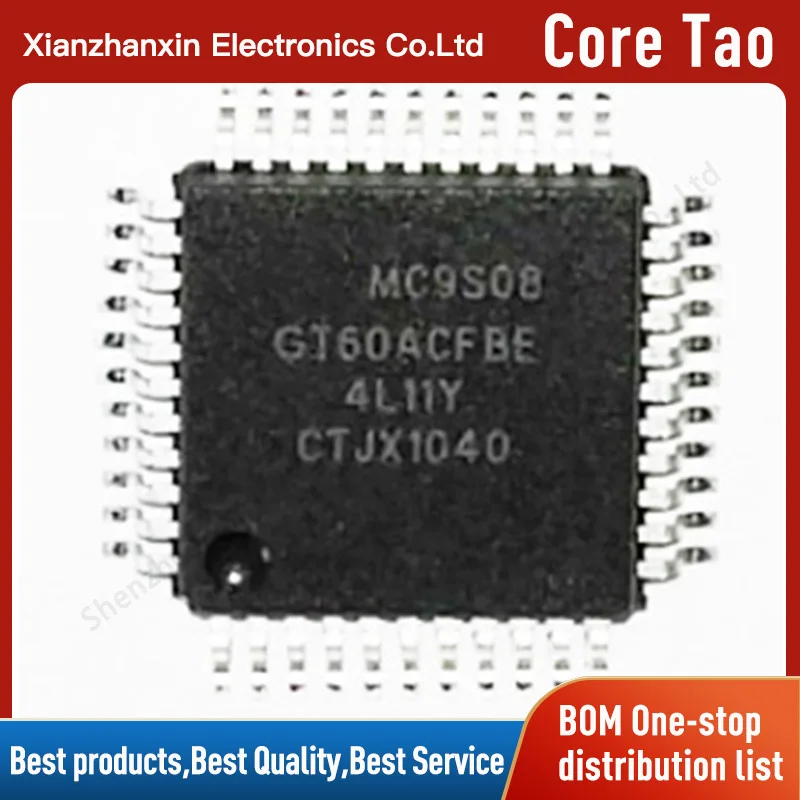 1pcs/lot MC9S08GT60ACFBE MC9S08 GT60ACFBE QFP44 Microcontroller chips in stock