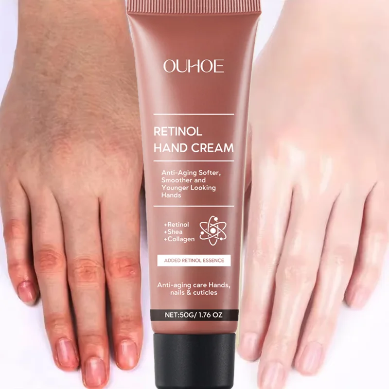 

Retinol Hand Cream Anti Aging Hand Deep Moisturizing Fast AbsorptionTreatment with Shea Butter Collagen Korean Skincare