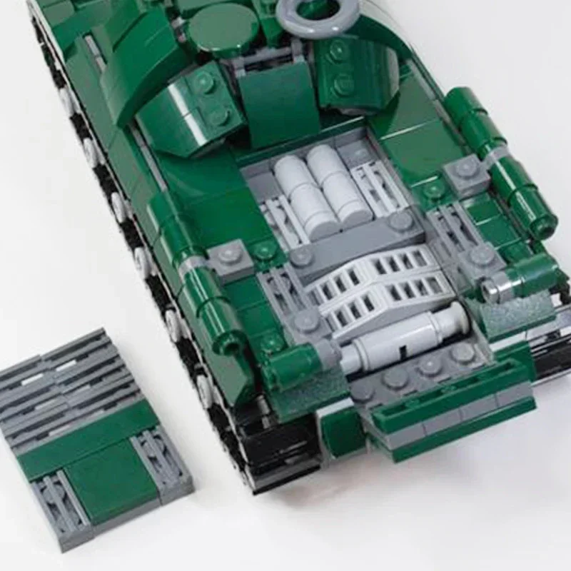 Moc tijolos de construção modelo militar is-3 tecnologia tanque de assalto pesado blocos modulares presentes brinquedos de natal conjuntos diy montagem