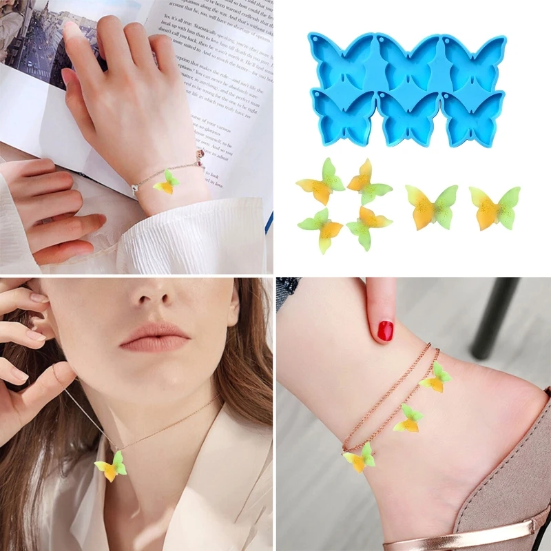 

Зеркало для бирки-бабочки, силиконовая форма для ключей, сережек, форма для литья смолы