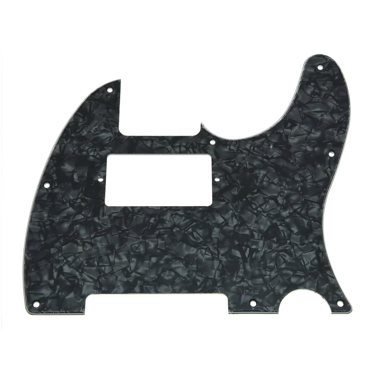 Black Pearl Guitar TL Tele Humbucker Pickguard Scratch Plate w/ Screw for Telecaster Style Guitar