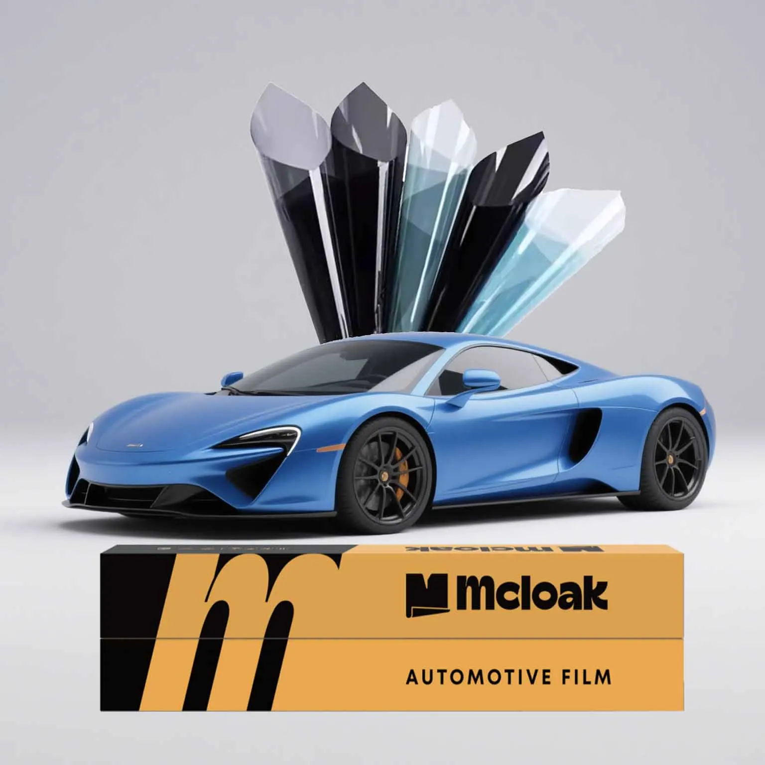 究極のUV400保護、熱反射、自己修復ナノセラミックUV+シリーズウィンドウフィルム（テスラモデルY用）、70%可視光透過率、PET TPU製