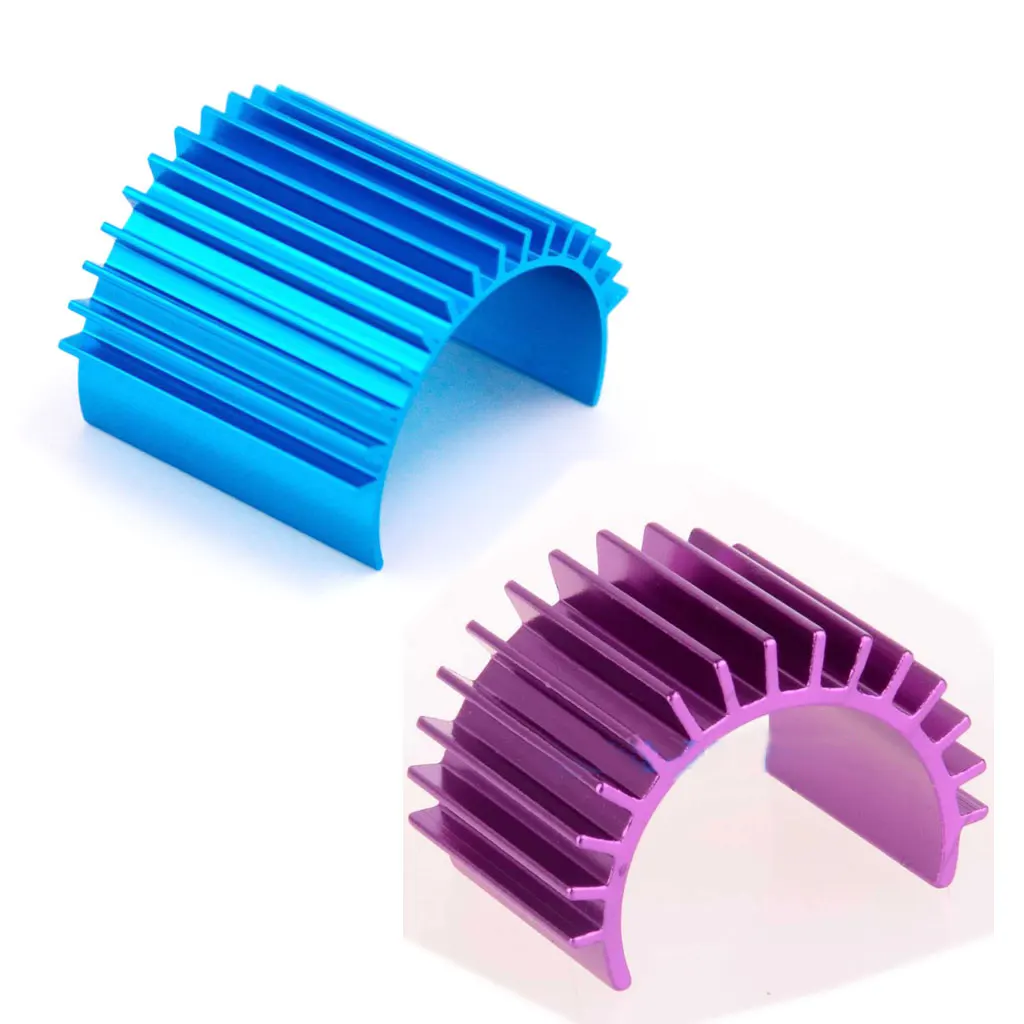 Aluminum 370 380 2838 2845 2850 Motor Heat Sink Heatsink Cooling Fins for RC HSP Tamiya Traxxas 1/16 Car