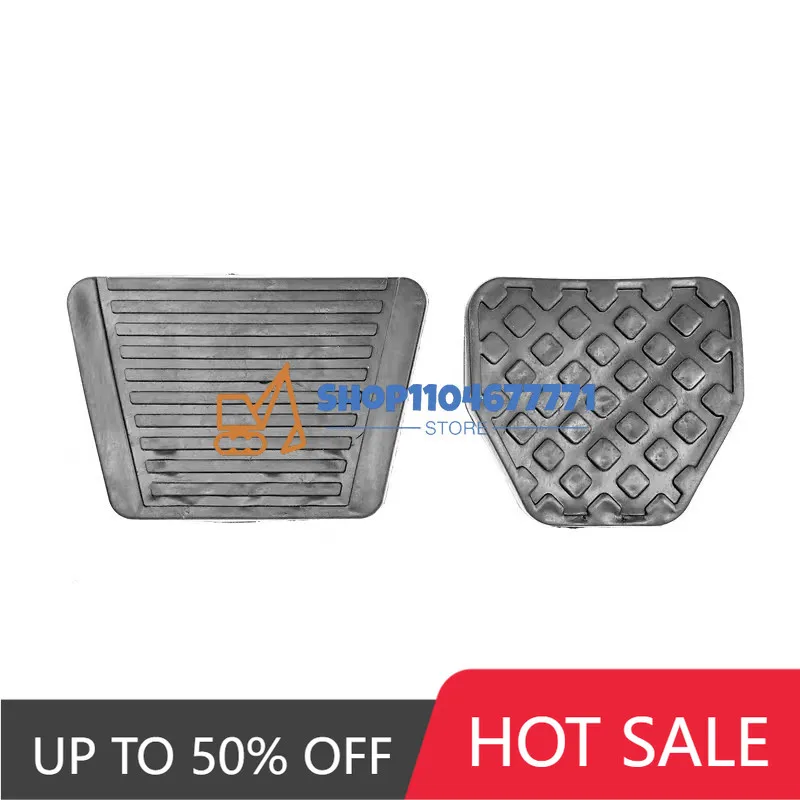 Small Loader Brake Pedal Mats Forklift Clutch Anti-skid Mats, Foot Mats, Pedal Leather Small Loader Accessories Parts