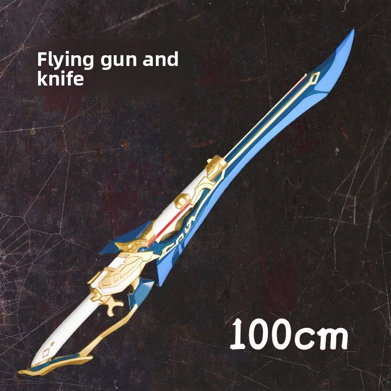 

100cm/33.37in Long Sword PU Katana Practice Cosplay Game Peripherals Model Props Samurai Display Boyfriend Gifts Ornaments Toys