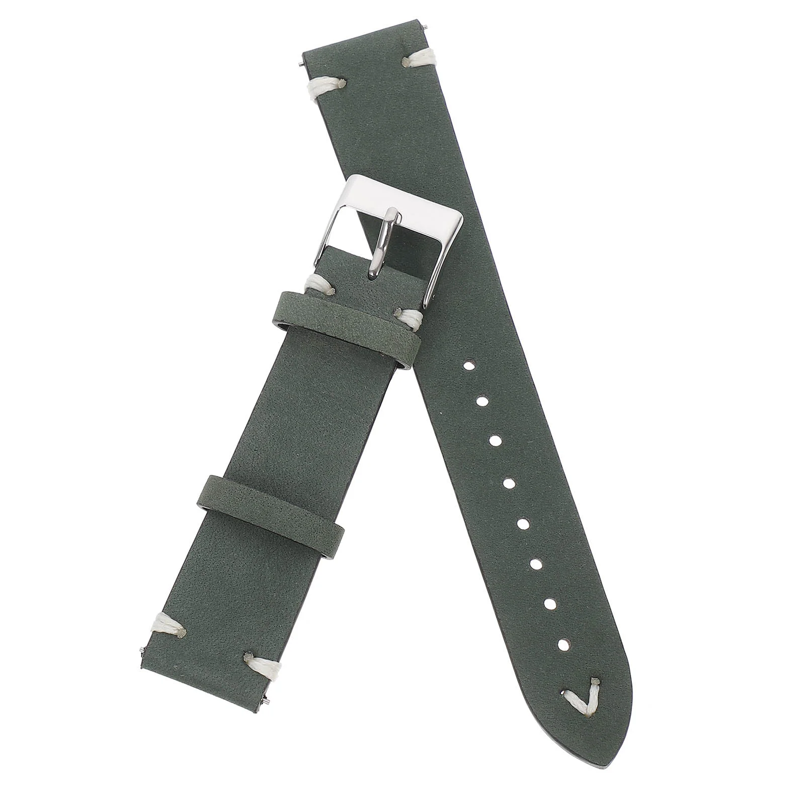 Top Layer Cowhide Strap 20mm Quick Release Watch Band for Women Women's Bands Replacement Manual