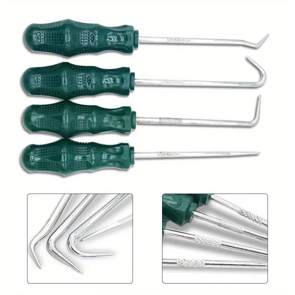 4 قطعة مجموعة مفكات ختم الزيت O-حلقة الختم طوقا مجتذب مزيل السيارات مركبة اختيار للمرآب العامة سباكين أدوات ورشة عمل