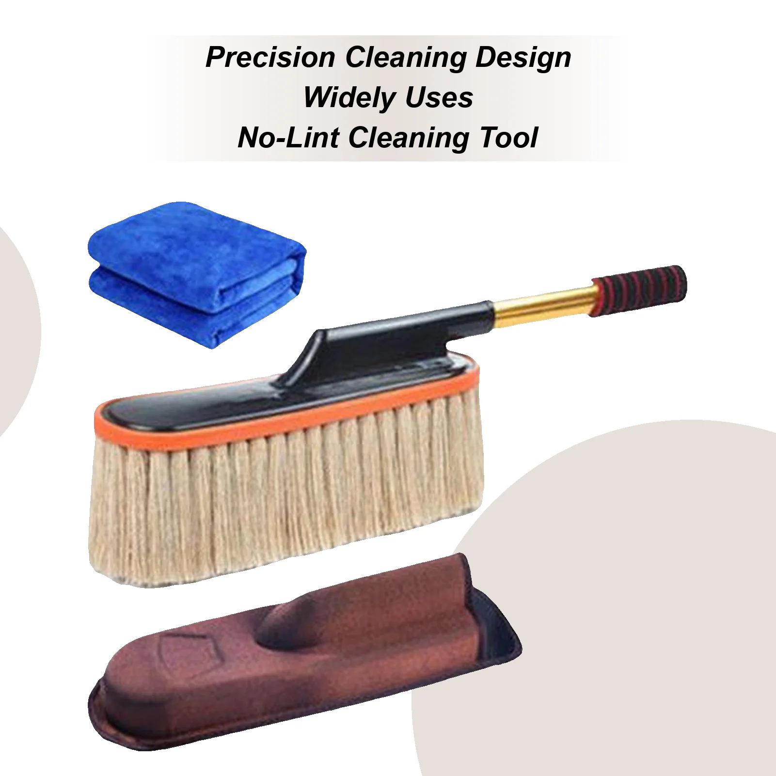 

Автомобильный пылеочиститель, выдвижная телескопическая ручка, автомобильная щетка для пыли, инструменты для чистки, воск, хлопок, волосы, портативный, 3 шт. для