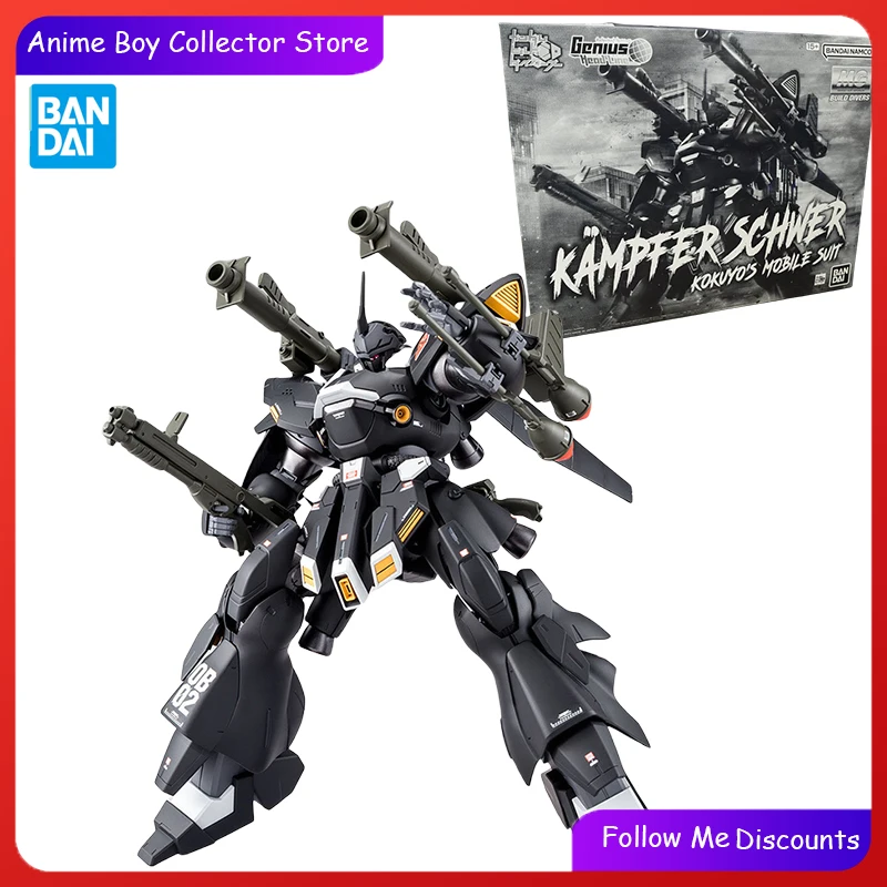 

Bandai оригинальный BP GUNDAM MG 1/100 KAMPFER kokschwer uys модный костюм искусственные фигурки модели коллекционные украшения