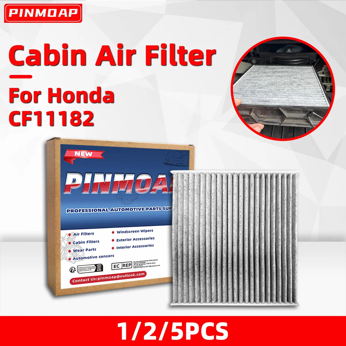 PINMOAP Auto-Klimaanlagenfilter 27277-4M400 7803A004 ist geeignet für Nissan Altima Infiniti FX35 Mitsubishi Outlander RVR
