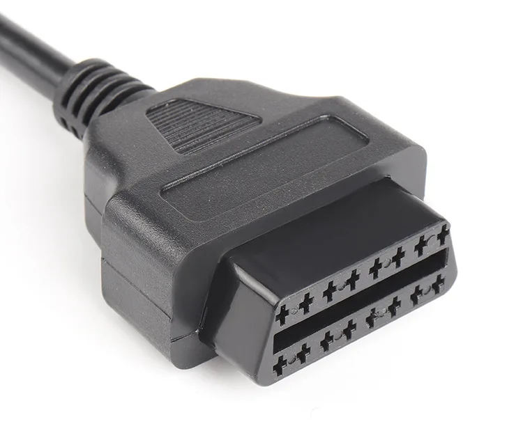 Auto-OBD-Verlängerungskabel, männlich zu weiblich, 16 Kerne, betätigt, 16-polig, OBD2 ELM327, Diagnosewerkzeug, Stecker, Scanner-Adapter, 3 m, 1,5 m – Detail 4