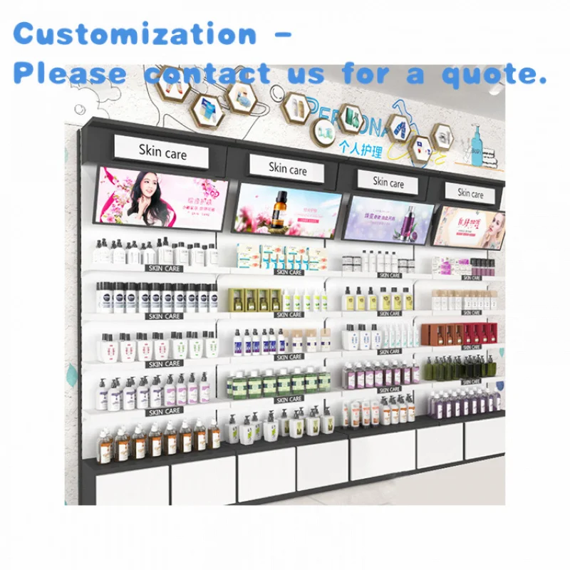 custom.Kainice Lipgloss Display Stand Customized Size Interior Design Stand Display Rack Cosmetic Show Product Display