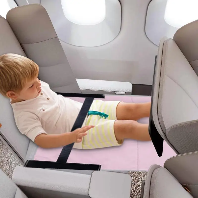 Baby Airplane Footrest Travel Footrest Bed For Kids Portable Travel Foot Rest Hammock Kids Bed Airplane Seat Extender Leg Rest